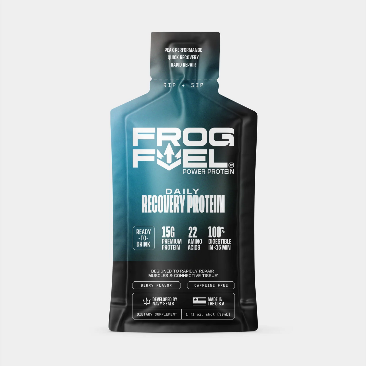 Frog Fuel Power Protein Collagen Protein Shot for Muscle Recovery