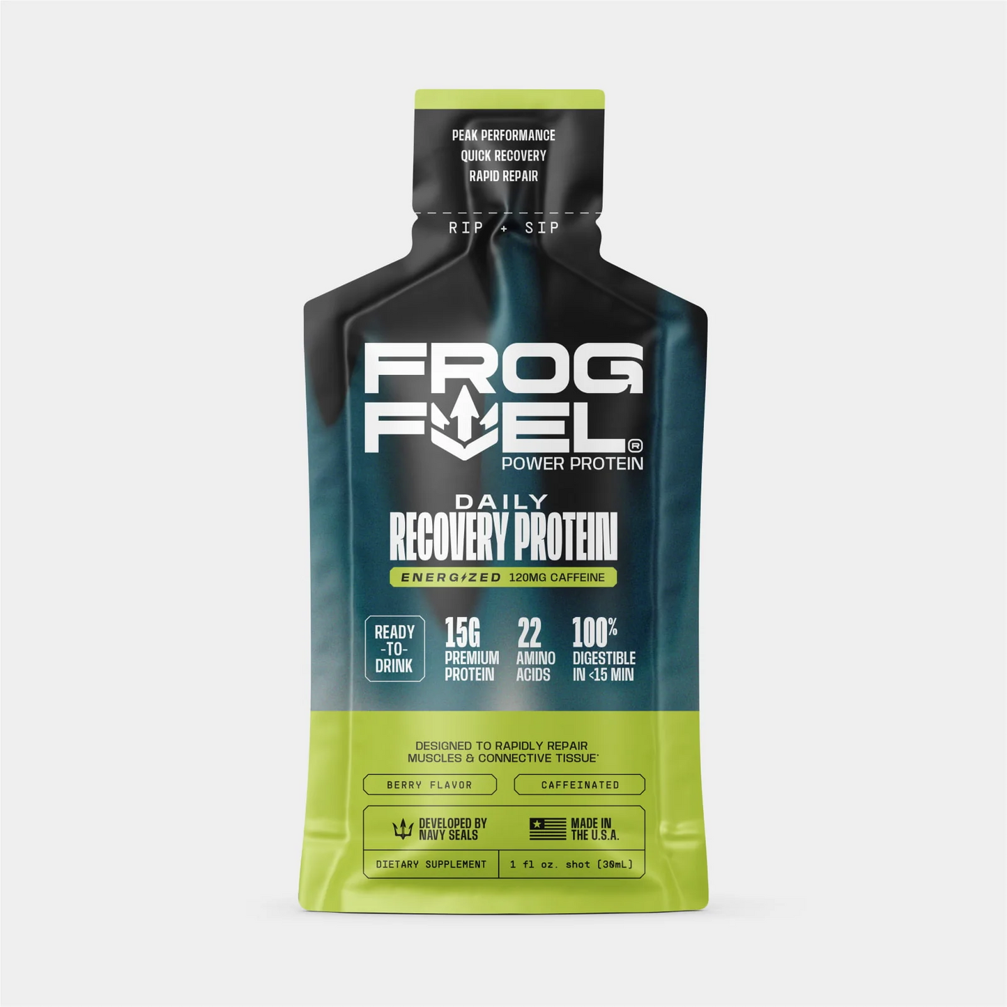 Frog Fuel Power Protein Collagen Protein Shot for Muscle Recovery